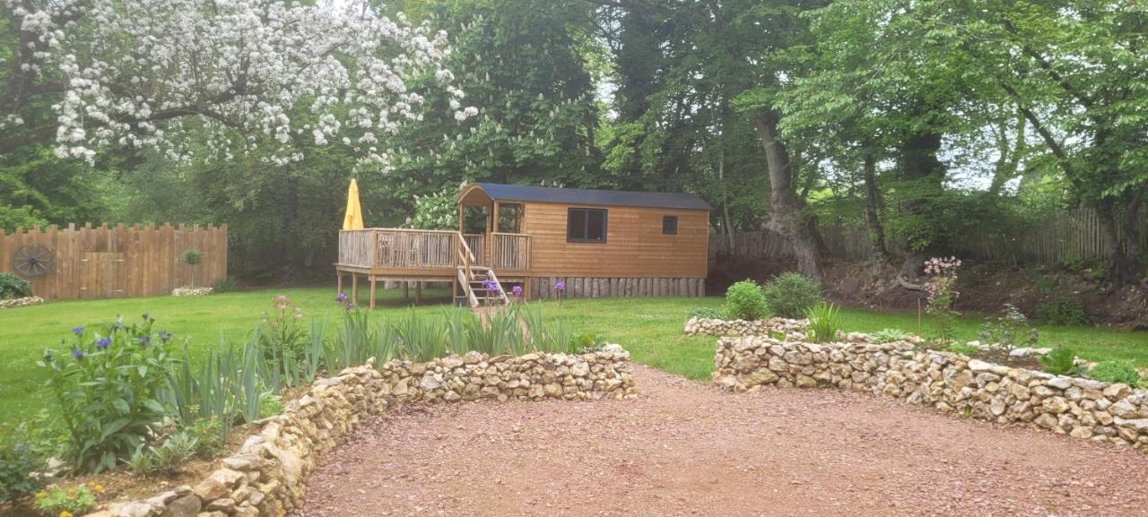 Roulotte Escapade Nature A Morainville - Normandie 외부 사진